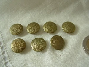 Alte Knöpfe Metall Kupfer 7er Set (BOUT.80) - Bild 1 von 5