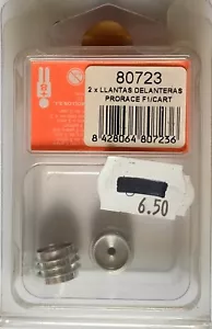 Ninco 80723 2X Front Tires Prorace F1 / Cart Tyres Parts Slot NOS - Picture 1 of 1
