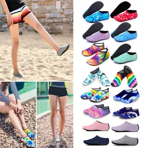 Schnelltrocknende Aqua Socke Wasser. Schuhe. Strand Surfen. Schwimmen rutschfest. Neoprenanzug. Erwachsene/Kinder - Bild 1 von 28