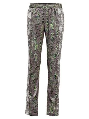 B.C. Damen Druckhose Leggings Hose Gummibund grün grau 059294 - Bild 1 von 2