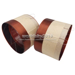 2pcs 100mm 8ohm KSV Speaker Bass Voice Coil Subwoofer Woofer Sound Drive Repair - Picture 1 of 6