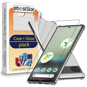 Coque Google Pixel 6A Silicone Gel Rebords Renforcés Antichoc + VERRE Trempé - Photo 1 sur 5