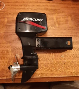 Mercury 250hp Outboard Trailer Hitch Decoration w/Spinning Propeller Truck - Picture 1 of 13