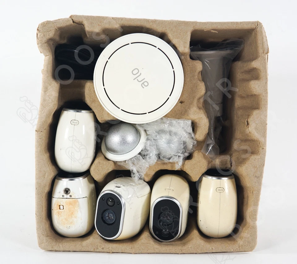 Arlo Pro 2 (5) Security Cameras VMB3500 Base AS-IS FOR PARTS - Image 1 of 1