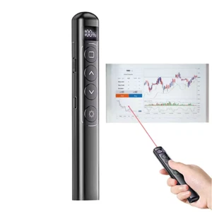 Wireless Flip-Pen Presentation Clicker RF 2.4GHz Laser Pointer PowerPoint Click - Picture 1 of 6