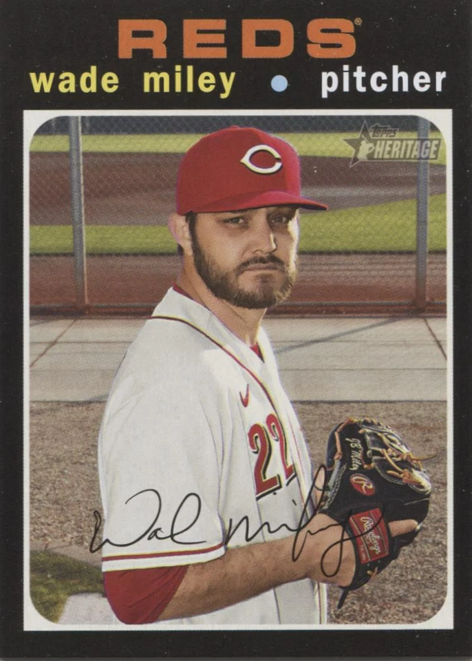 Wade Miley 2020 Topps Heritage High Number Card #571 - CINCINNATI REDS -   - Image 1 of 1