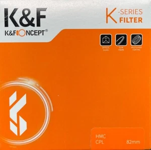 K&F Concept 82mm Circular Polarizing CPL lens Filter Ultra Slim Multi Coated - Picture 1 of 2