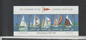 Guernsey Barcos de Vela hojita de año 1991 (GX-747) - Picture 1 of 1