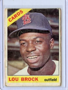 1966 Topps Lou Brock Cardenales de San Luis #125 ⭐️💥🎯 Original - Imagen 1 de 2