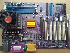VINTAGE    ECS K7S5A+( ver:1.0) +ATHLON XP 1800-TESTATA FUNZIONANTE - Foto 1 di 9