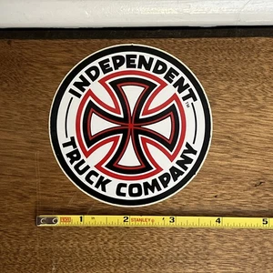 Independent Trucks Skateboard Sticker Red Santa Cruz NOS - Picture 1 of 2