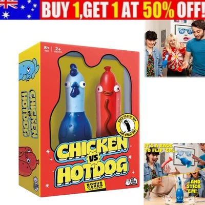 Big Potato Chicken vs Hotdog – Hilarious Flip Challenge Party Game for Families - image 1 of 4