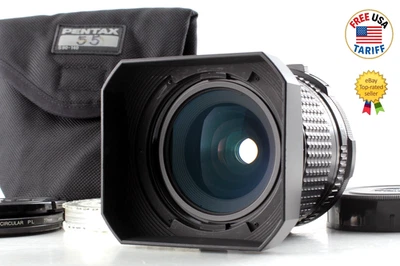 CLA'd Late [Top Mint w/Hood] SMC Pentax 67 55mm f4 Lens For 6x7 67 II From JAPAN - Image 1 of 4