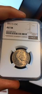 1911 S AU 58 NGC - Picture 1 of 2