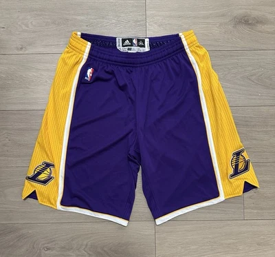 Lakers Team Issued Kobe Bryant Era Size 2XL+2 Rev30 Mesh Pro Cut Jersey Shorts - Image 1 of 4