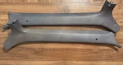 Par de paneles de moldura de pilar de puerta Bronco azul OEM para Ford F150 F250 87-91 Foto 1 de 2