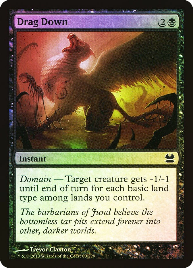 MTG FOIL Drag Down  - Modern Masters #080 - Image 1 of 1