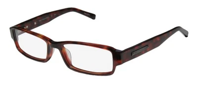 NUEVO TRUSSARDI 12733 GAFAS 54-17-140 PLÁSTICO UNISEX RECTANGULAR HV TORTUGA Foto 1 de 4
