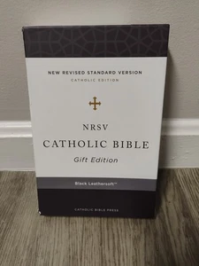 NRSV Catholic Edition Gift Bible, Black Leathersoft Comfort Print, Holy Bible  - Picture 1 of 4