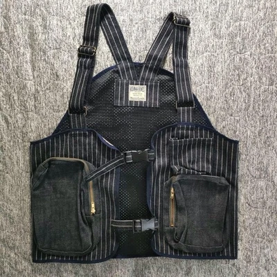 Bolso Usable KOJIMA GENES Wabash Chaleco Bolso Utilitario Denim Libre JAPÓN Foto 1 de 4