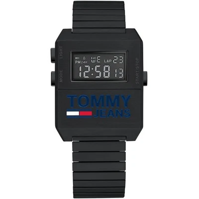 Tommy Hilfiger Reloj Digital Hombre 1791671 Todo Negro Diseño Deportivo Cronógrafo Foto 1 de 4