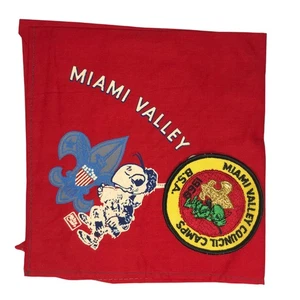 Miami Valley OH Miami Valley Camps mit Patch 1968 Halstuch ROT Bdr (LB2720) - Bild 1 von 2