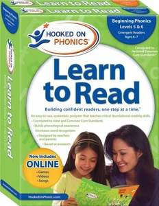 Hooked on Phonics Learn to Read - Levels 5&6 Complete: Beginning Phonics (Eme... - Imagen 1 de 5