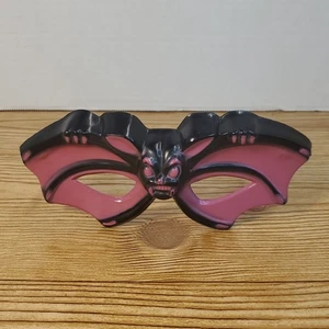 Occhiali da pipistrello vampiro Halloween vintage anni '60 "BAT MASK" Foster Grant USA RARI - Foto 1 di 13