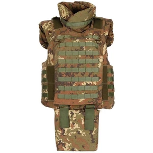 Ital. Armee Kugelsichere Weste NC4-09 – Original Kampfweste, Vegetato Tarn - Picture 1 of 3
