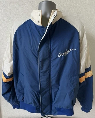 Chaqueta Goodyear De Colección Para Hombre L Ropa Oficial de Carreras Nascar Envejecida Foto 1 de 4