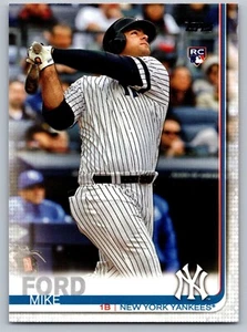 2019 Topps Update US78 Mike Ford RC Rookie Seattle Mariners Yankees Card - Picture 1 of 2
