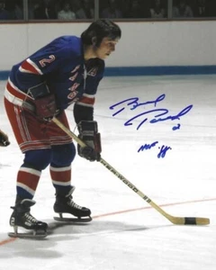 Autographed BRAD PARK "HOF 88" New York Rangers 8x10 Photo - W/COA - Picture 1 of 1