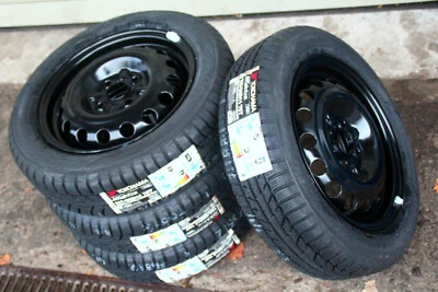 4x Winterräder Felgen FIAT 500 +C Panda Ford KA 175/65R14 BARUM Winter Reifen ◄ - Bild 1 von 4
