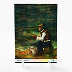 Carte de peinture PÊCHEUR SUR LES ROCHERS Paul Cézanne 2023 GleeBeeCo peinture holo #F5B5
