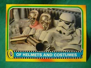 1980 Topps Star Wars-Empire Strikes Back Trading Card #347-Of Helmets & Costumes - Picture 1 of 2