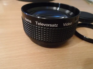 HAMA TELEVORSATZ VIDEO 1.5x - MADE IN JAPAN 46mm/52mm + 49mm/52mm - Picture 1 of 6