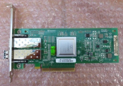 Qlogic QLE2562 Dual Port 8GB FC Fibre Channel PCI-E PX2810403-34 With 1x SFP - Image 1 of 2
