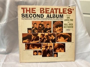 THE BEATLES~second album Capitol 1964 Mono~all ORIGINAL (LP)Vg+ /(JKT)Vg+ - Picture 1 of 3