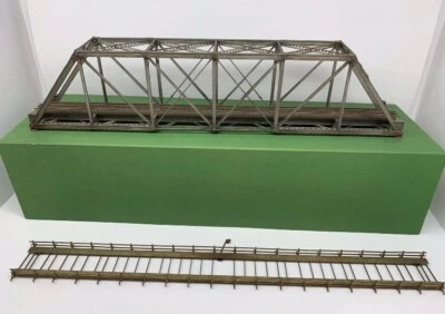 HO Overland Models Inc Pin-Connected Bridge For Railroad OMI-3324 Brass Scenery - Image 1 of 4