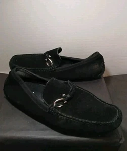 Aldo Zurlo Moccasin Loafer Driving Shoes Men's Size 12 Black - Picture 1 of 10