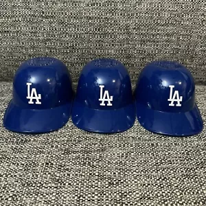 LA Dodgers 3.5x5.5 Mini Baseball Helmet Ice Cream Bowl Kids MLB Baseball Lot 3 - Picture 1 of 16