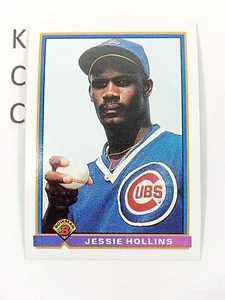 1991 Bowman Baseball #423 Jessie Hollins Chicago Cubs - Picture 1 of 2