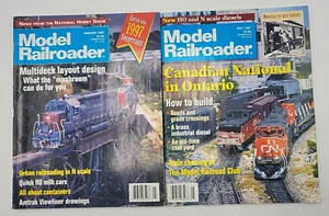 1997 Model Railroader Magazine Lot of 2 Issues Multideck Canadian National Urban - Picture 1 of 11