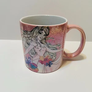 Disney Prinzessin Dornröschen Aurora Blumen rosa schillernd Keramiktasse 20 Oz - Bild 1 von 6