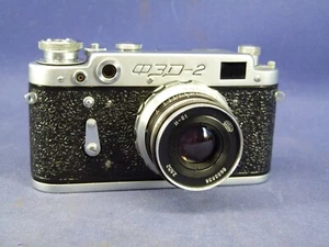 Zorki FED - 2 + Objektiv N-61 2,8 /52 mm / Sucherkamera DEFEKT DEFECTIVE - Imagen 1 de 5