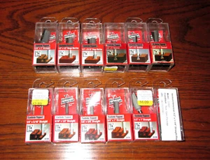 Lot of 12: Vermont American Carbide Tipped Router Bits, 23100, 23101, 23102, ... - Picture 1 of 6