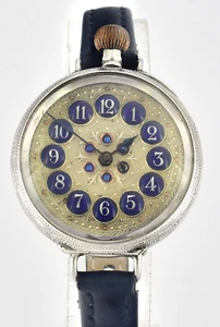 Antique Trench Transitional 935 Silver Pocket To Wrist Watch Conversion - Picture 1 of 9