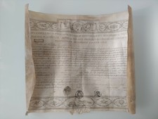 NAPOLI FERDINANDO I DIPLOMA DI LAUREA GIURISPRUDENZA 30-12-1818