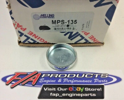 Melling MPS-135 1-3/8" Steel Shallow Engine Expansion Plug Cup Freeze Out Plugs - Image 1 of 4