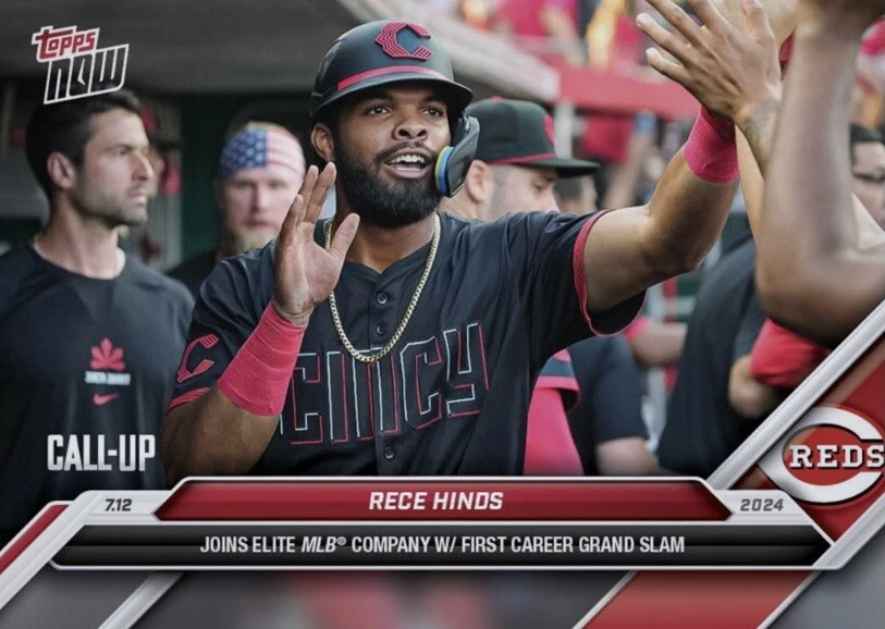 2024 Topps NOW Call-Up First Grand Slam 7.12.24 RECE HINDS Digital - Image 1 of 1